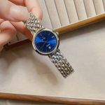 Omega Imported Quartz Movement 28MM 316L Steel Lady Mineral Glass Watch
